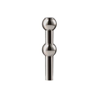 Sjajno crna metalna vaza (visina 10 cm) Nagel – STOFF Nagel