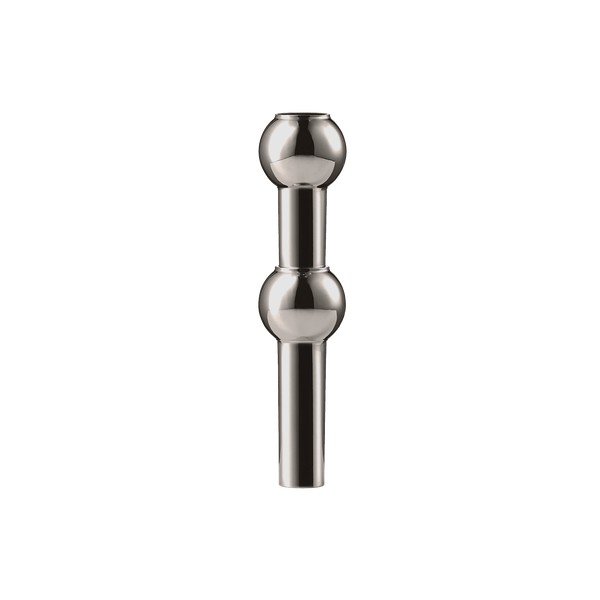 Sjajno crna metalna vaza (visina 10 cm) Nagel – STOFF Nagel