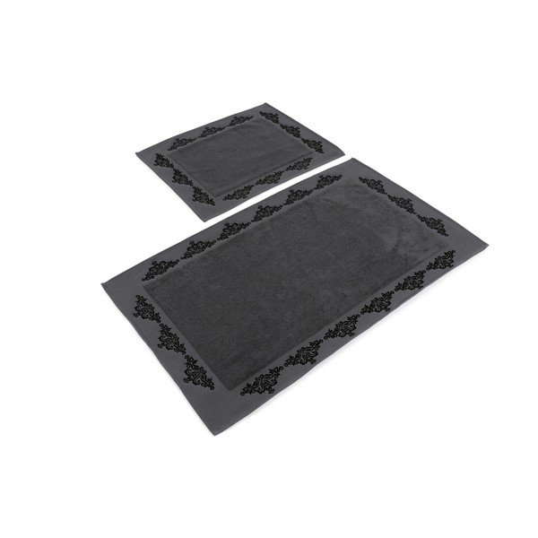 Set od 2 tamnosive kupaonske prostirke Hobby Sapphire-image-3