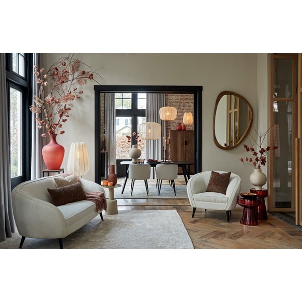 Zidno ogledalo s okvirom od masivnog drveta 120x80 cm Sonora – Light & Living-image-3