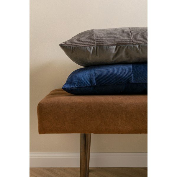 Jastuk od sivog baršuna PT LIVING Velvet, 60 x 30 cm-image-4