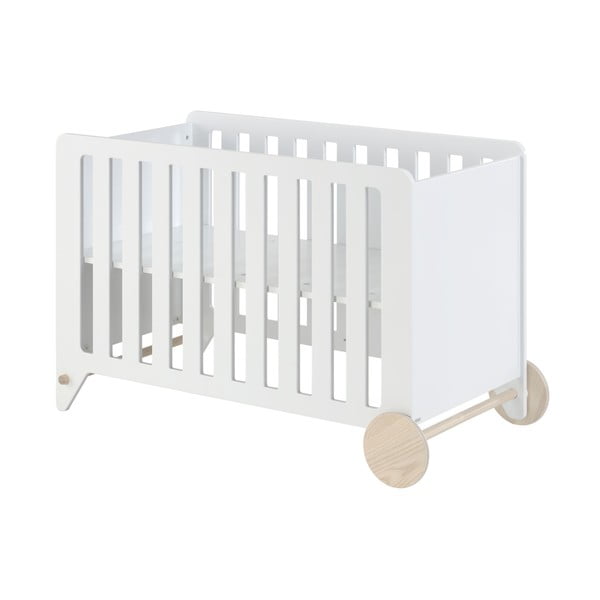 Bijeli dječji krevetić Kave Home Nunila, 120 x 60 cm-image-3