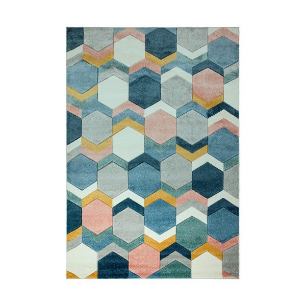 Tepih Asian Carpets Hexagon Multi, 200 x 290 cm