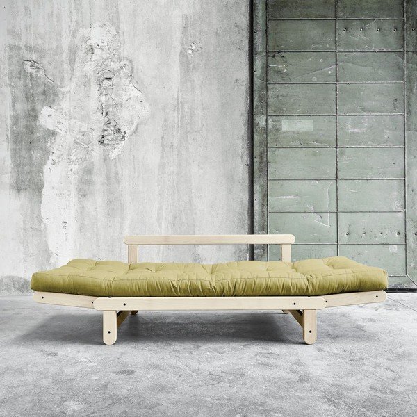 Sofa na razvlačenje Karup Beat Natural / Avocado Green-image-2