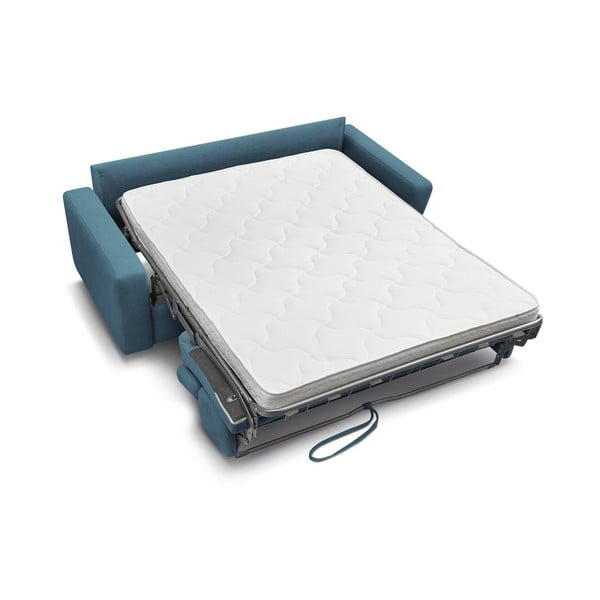 Plava sklopiva sofa 195 cm Monaco – Bobochic Paris-image-4