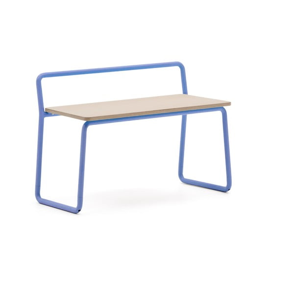 Plava/u prirodnoj boji klupa Tinn – Kave Home-image-2