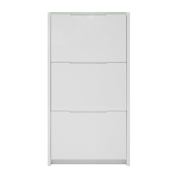 Bijeli ormarić za obuću Actona Berlin, 65,5 x 121,6 cm
