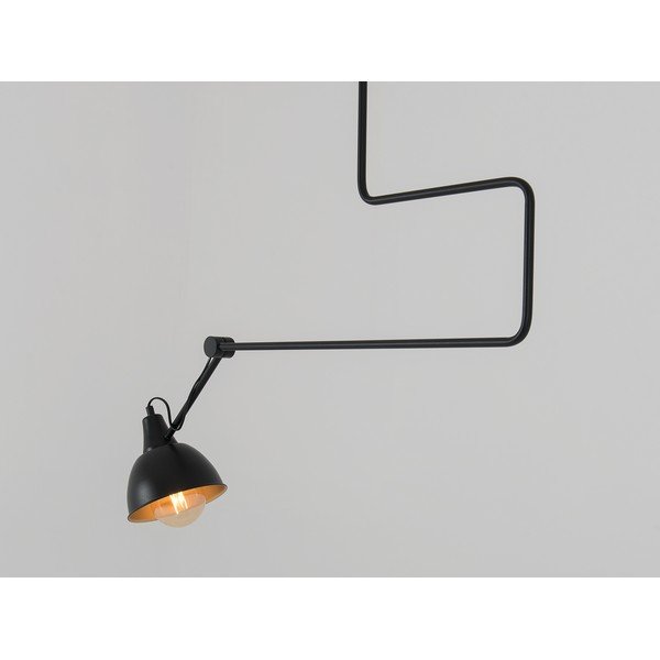 Crna visilica s metalnim sjenilom 80x80 cm Coben - CustomForm-image-2