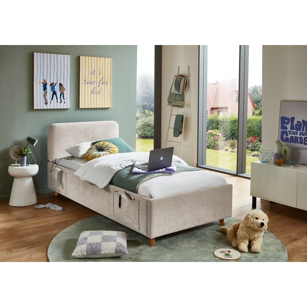 Bež dječji krevet bez podnice 90x200 cm Cosy – Meise Möbel-image-1