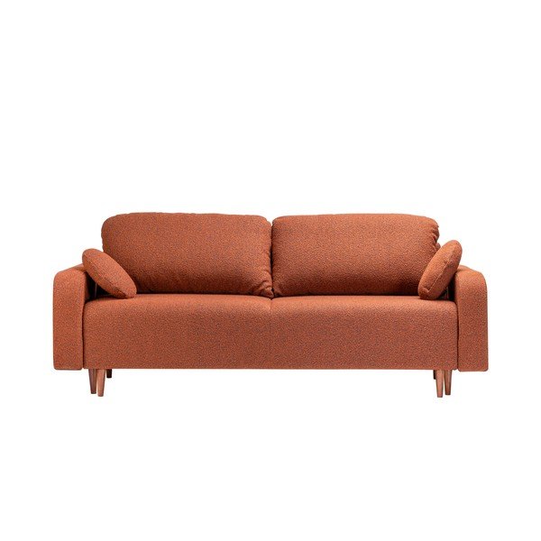Ciglasta sklopiva sofa od bouclé tkanine 230 cm Trango – CustomForm-image-4