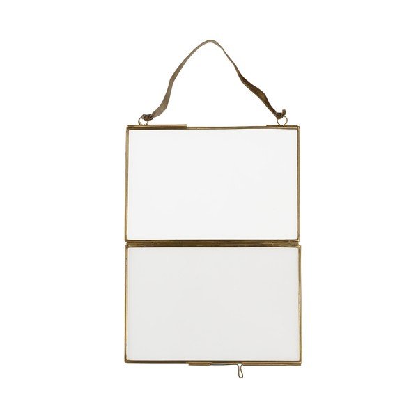 Metalni viseći okvir u zlatnoj boji 15x10 cm – Rex London-image-4