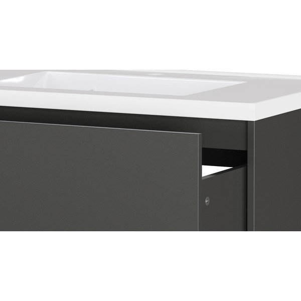 Antracitno sivi zidni ormarić za ispod umivaonika u mat dekoru 81x61 cm Bodera – Germania-image-4