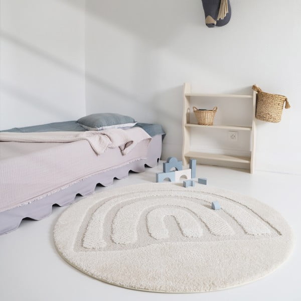 Krem dječji tepih ø120 cm Rainbow Dream S – Nattiot-image-1