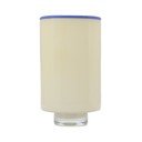 Krem staklena vaza (visina 26 cm) Milo – ONA