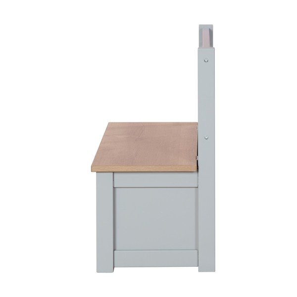 Smeđe-siva dječja klupa Woody – Roba-image-4