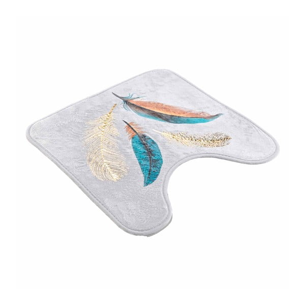 Bijela kupaonska prostirka za WC 45x45 cm Plumiss – douceur d'intérieur-image-4