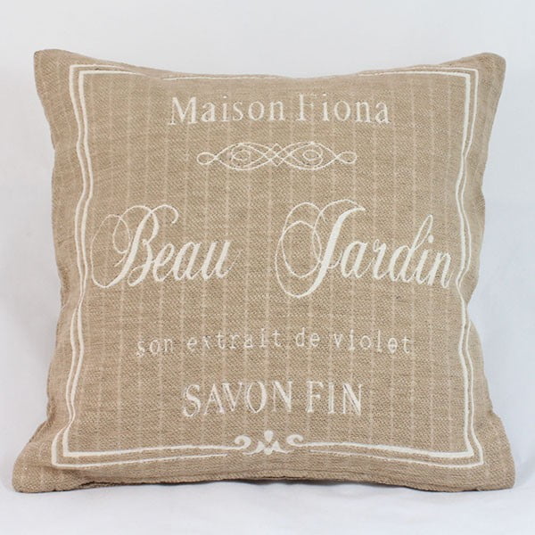 Beau Gardin navlaka za jastuk u bež boji, 40x40 cm