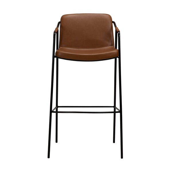 Smeđa barska stolica od imitacije kože DAN-FORM Denmark Boto, visina 105 cm-image-1