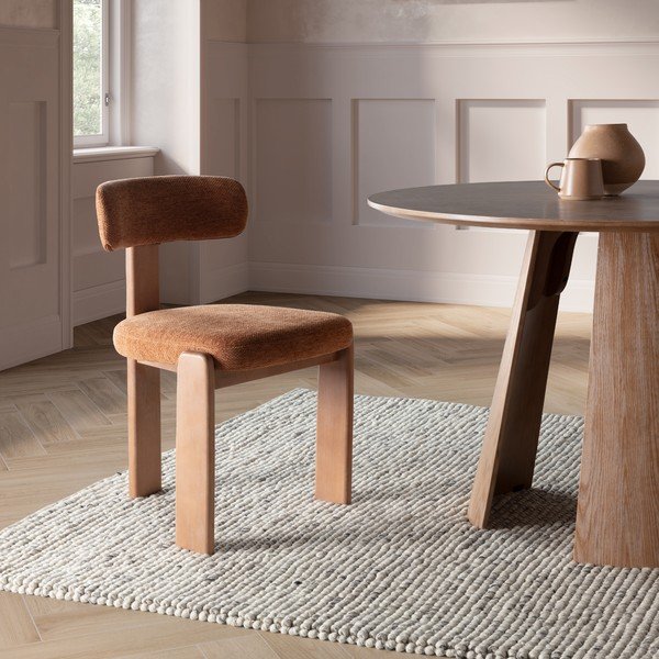 Okrugao blagovaonski stol u dekoru hrasta ø 120 cm Zuri – MOME-image-2