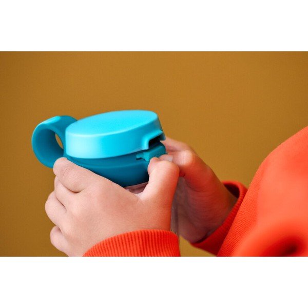 Plava/u srebrnoj boji plastična dječja termosica 500 ml Campus – Mepal-image-1