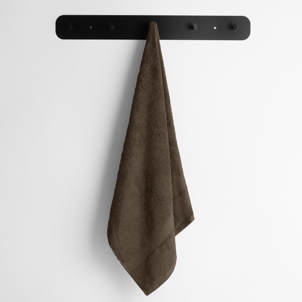 Tamno smeđi veliki ručnik DecoKing Bamby Brown, 70 x 140 cm-image-2