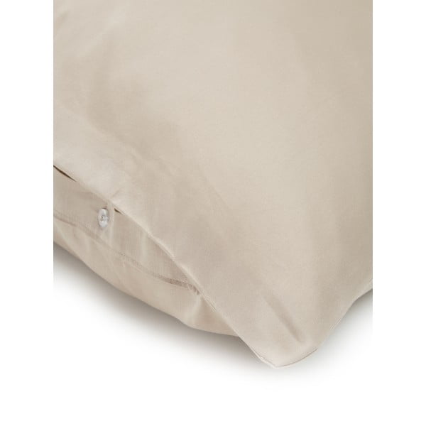 Bež posteljina od pamučnog satena 200x135 cm Comfort - Westwing Collection-image-4