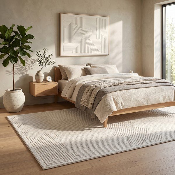 Krem tepih 200x290 cm Labyrinth – ESTE-image-1