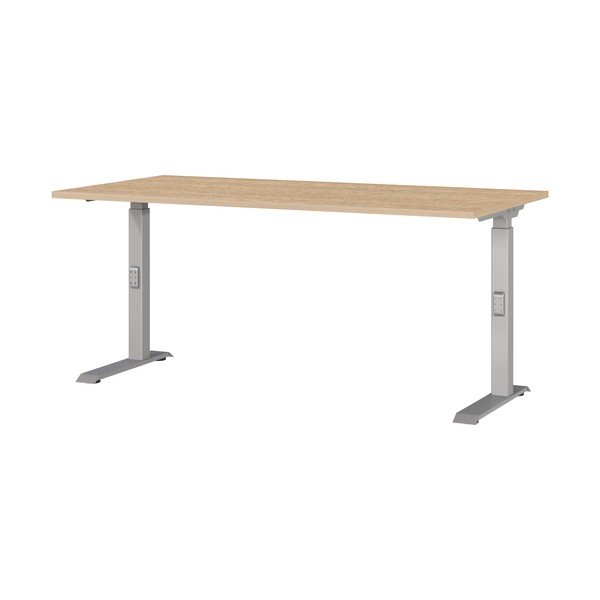 Radni stol podesive visine s pločom stola u dekoru hrasta 80x160 cm Downey – Germania