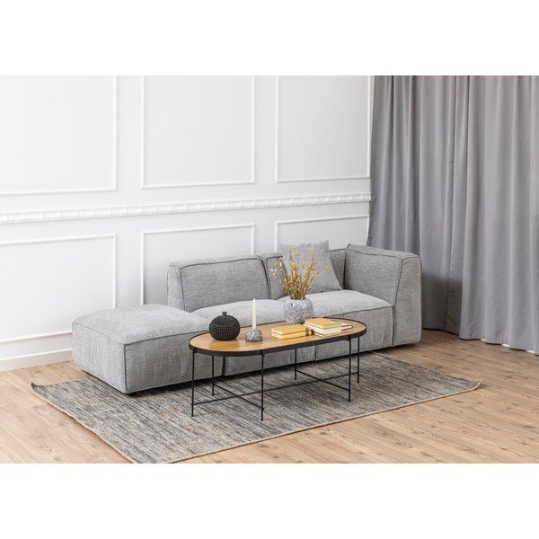 Svijetlosiva modularna ležaljka Bonami SelectionFairfield, lijevi kut-image-1