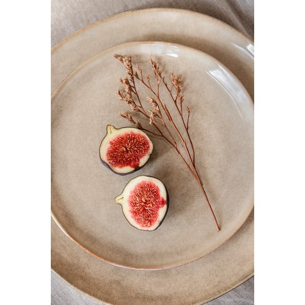 Bež posuđe od kamenine 24 kom Glosia - Bonami Selection-image-2