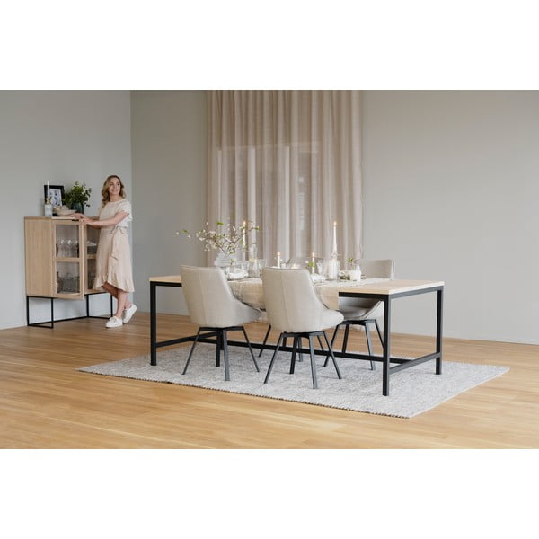 Bež okretna stolica Rowico Alison-image-2