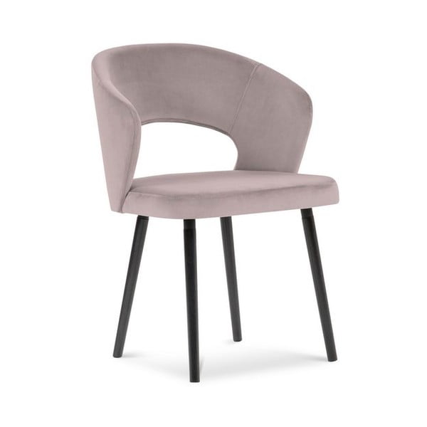 Ružičasta stolica s baršunastom presvlakom Windsor & Co Sofas Elpis