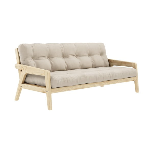 Kauč na razvlačenje 204cm Karup Design Grab Natural Clear / Beige-image-3