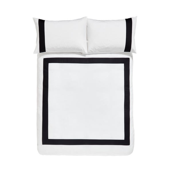 Bijela pamučna posteljina za bračni krevet 200x200 cm - Bianca
