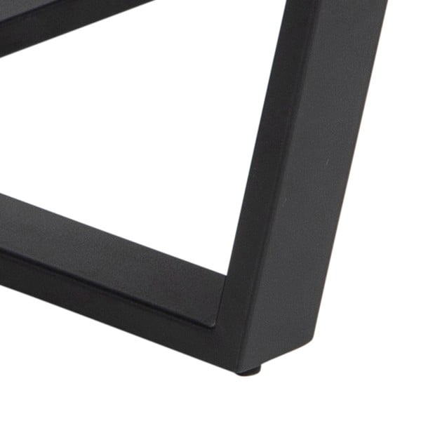 Crno-smeđi stol s pločom u dekoru mramora Actona Amble, ⌀ 77 cm-image-4