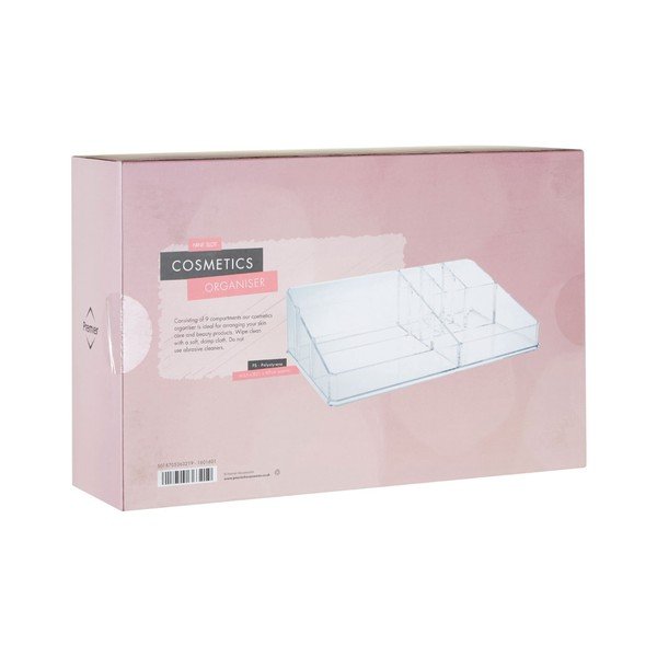 Kozmetički organizator s 9 pretinaca Premier Housewares Met Clear-image-1