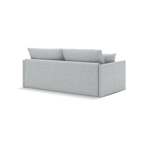 Svijetlo siva sklopiva sofa od šenila 209 cm Shannon – Cosmopolitan Design-image-4
