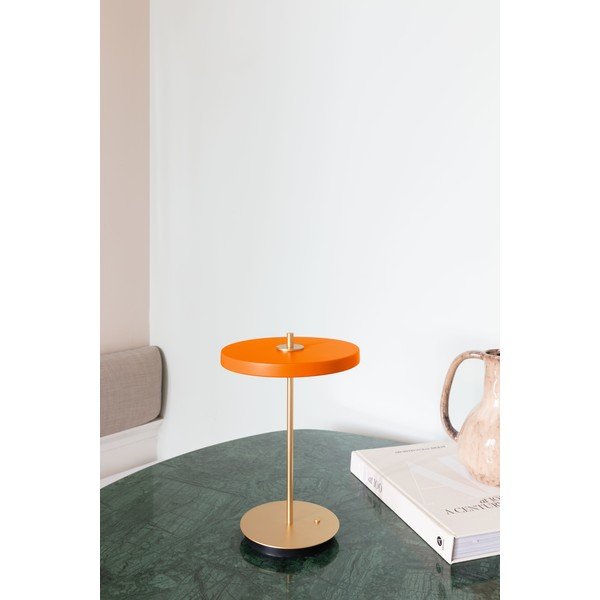 Narančasta LED stolna lampa s mogućnosti zatamnjivanja s metalnim sjenilom (visina 31 cm) Asteria Move – UMAGE-image-3