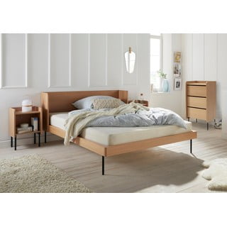 Bračni krevet u dekoru hrasta 160x200 cm Wrap - Bonami Selection