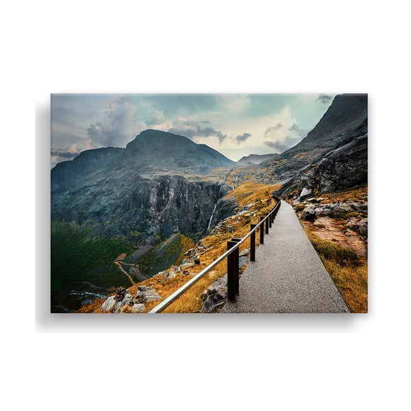Slika na platnu Styler Norway Mountains, 115 x 87 cm