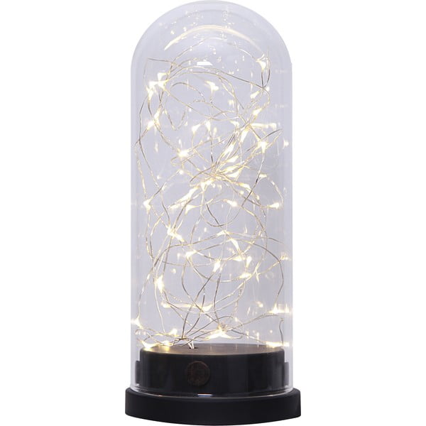Crna LED rasvjetna dekoracija Best Season Glass Dome, visine 25 cm-image-2
