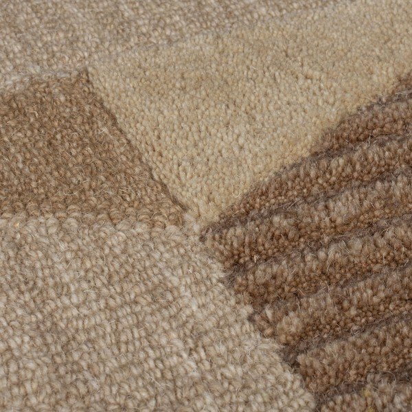 Smeđi ručno rađen vunen tepih 200x290 cm Moda Asher – Flair Rugs-image-3