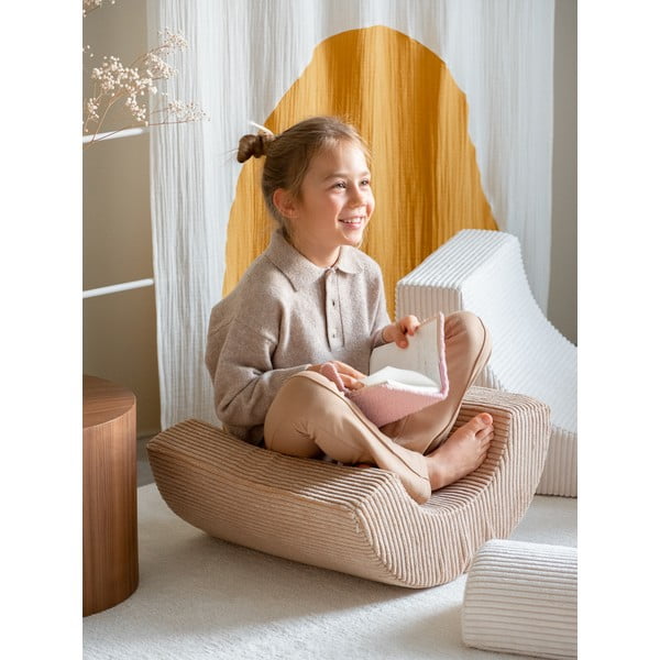 Krem set mekanih igrački od pjene od samta 75x49x37 cm Rainbow Montessori – Wigiwama-image-2