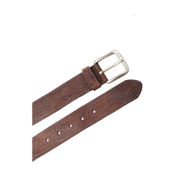 Smeđi muški remen Ferruccio Laconi Sven, dužina 90 cm-image-2