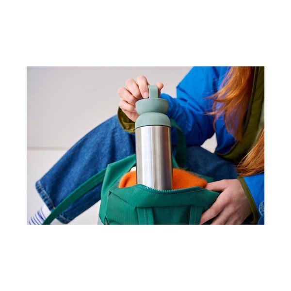 Termosica od nehrđajućeg čelika u srebrnoj boji/kadulja zelena 500 ml Ellipse – Mepal-image-2
