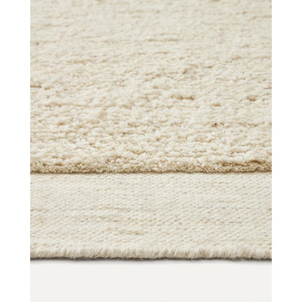 Bijeli vunen tepih 160x230 cm Marely – Kave Home-image-3