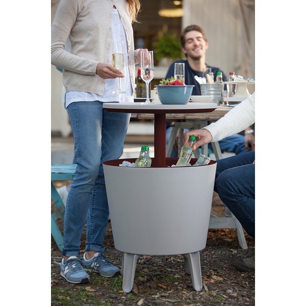 Plastični okrugao vrtni stol s prostorom za led ø 49,5 cm Cool – Keter-image-4