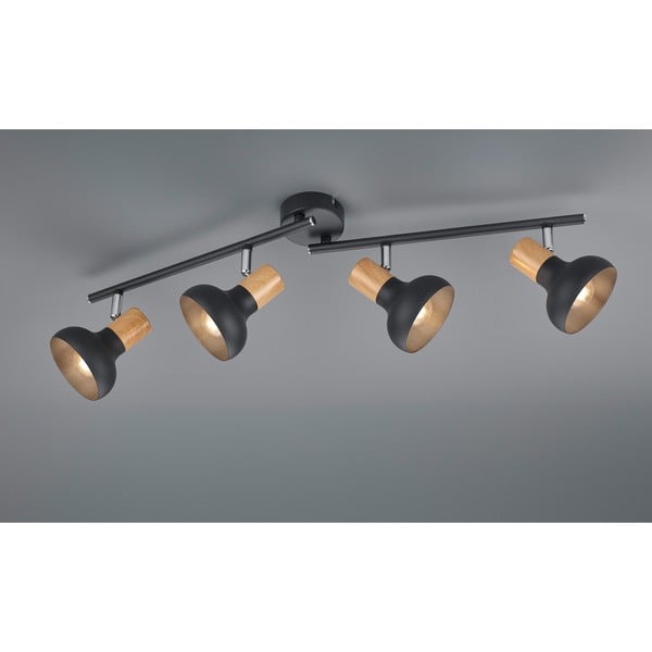 Mat crni reflektor ø 10 cm Latika – Reality-image-1