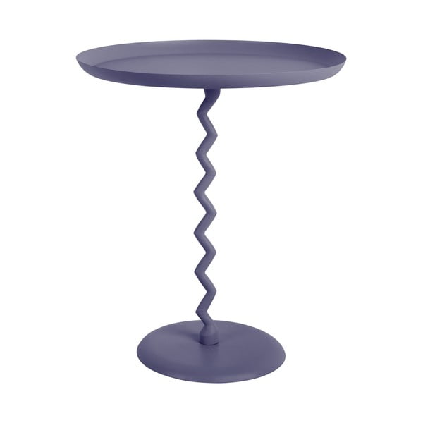 Metalni okrugao pomoćni stol ø 44 cm Zig Zag – Leitmotiv