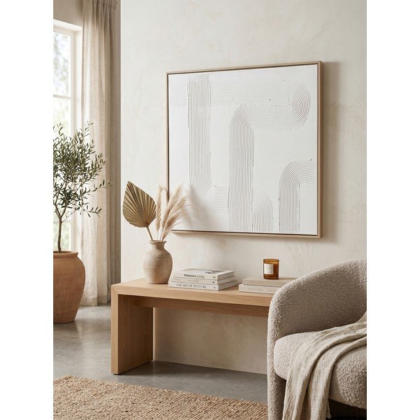 Ručno oslikana slika s okvirom/na platnu 83x83 cm Texture – Bizzotto-image-3